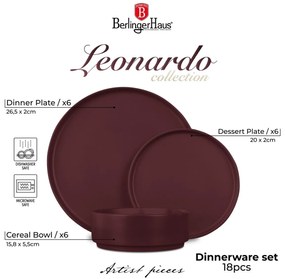 BerlingerHaus Set de 18 farfurii Leonardo