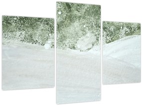 Abstract din pensule (90x60 cm)