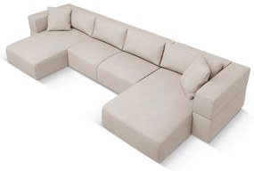 Colțar bej (în formă de "U") Esther – Milo Casa