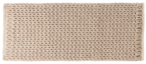 Covor impletit bej THICKO 50x120 cm