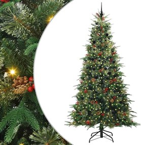 vidaXL Brad de Crăciun artificial cu ramuri articulare Verde 240 cm