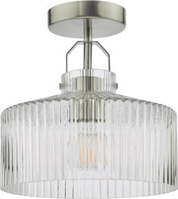 Där Lighting LEN4846 - Lustră aplicată LENKA 1xE27/60W/230V crom mat
