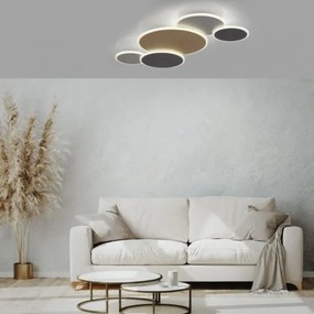 Plafonieră LED dimabilă Paul Neuhaus 8008-70 Q-PIATO LED/49W/230V 2700-5000K Wi-Fi + telecomandă