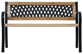 Banca de gradina, 120 cm, lemn