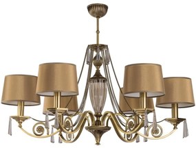 Candelabru 6 brate design clasic cristal Asfour Monza