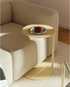 Măsuță auxiliară rotundă din oțel 41x40 cm Ande – noo.ma