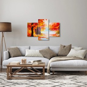Tablou - Pictura, toamna colorată (90x60 cm)