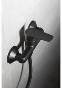 Baterie de duș Aqualine LOTTA negru mat