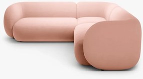 Coltar Kate 5 locuri catifea Salvador L252 cm