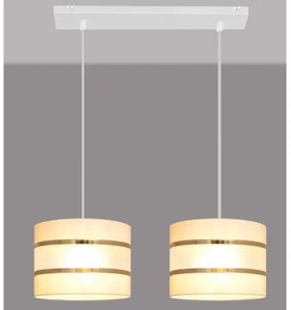 Lustră pe cablu HELEN 2xE27/15W/230V crem