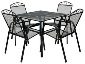 Masă metalică de grădină - 72 x 90 x 90 cm