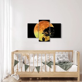 Tablou cu umbre în lumina lunii (90x60 cm)
