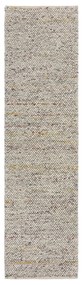 Covor tip traversă crem țesut manual din amestesc de lână 60x230 cm Minerals – Flair Rugs