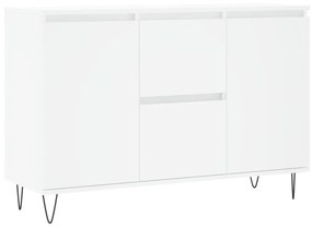 827204 vidaXL Servantă, alb, 104x35x70 cm, lemn prelucrat