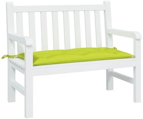 vidaXL Pernă bancă de grădină verde aprins, 100x50x7 cm, textil oxford