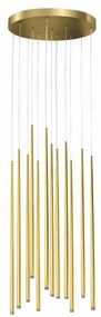 Lustra LED design modern minimalist Ã45cm Louise 12 gold ZZ AZ3420