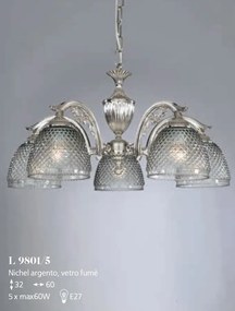 Candelabru cu 5 brate design italian 9801