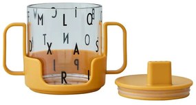 Cană pentru copii Design Letters Grow With Your Cup, galben muștar