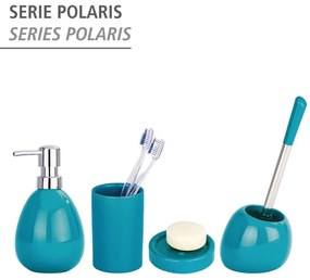 Perie pentru toaletă Wenko Polaris Petrol, albastru petrol