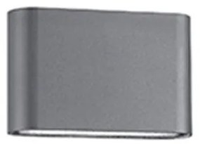 Aplica LED ambientala de exterior IP54 SOHO II gri NVL-740404