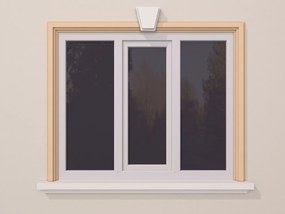 Ancadrament fereastra exterior FP128 dimensiuni 110x53x2000mm
