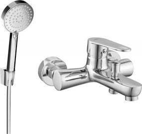 Mexen Kama Baterie de baie R75 cu set de duș, crom - 7253R75-00