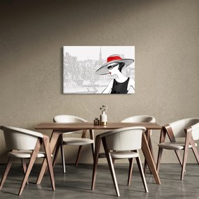 Tablou - Doamna la oraș (90x60 cm)