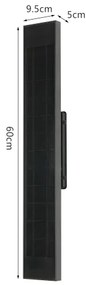 Brilagi - Aplică LED solară de perete SUN LED/4W/230V 60 cm 4000 mAh IP44