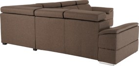 Colţar, gri-maro Taupe, SEGORIA LUX