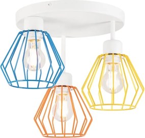 Lustră aplicată AUDREY 3xE27/60W/230V multicoloră
