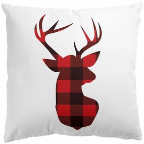 Pernă cu motiv de Crăciun Joy Deer 2, 45 x 45 cm