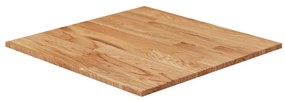 343002 vidaXL Blat masă pătrat maro deschis 60x60x1,5 cm lemn stejar tratat