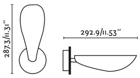Lampă de perete FARO 20077 LIGERA 1xG9/6W/230V negru