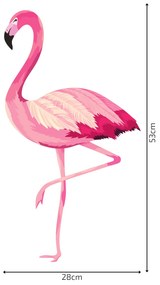 PIPPER. Autocolant de perete "Flamingos”