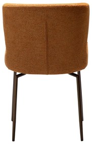 Scaun de dining maro tapițat Glam – DAN-FORM Denmark