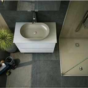 Lavoar oval cappuccino mat Rak Feeling 55x35 cm