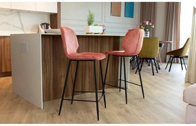 Scaun bar Rabal  (negru + roz). 1098708