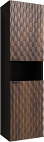 Dulap lemn masiv baie Enzaro, 133 × 33 × 35 cm