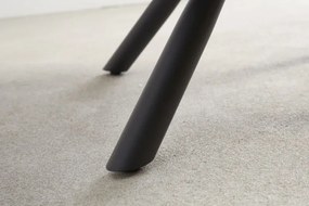 Set 2 scaune pivotante Big George, tesatura structurata gri inchis