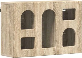 vidaXL Dulap suspendat Stejar Sonoma 60 x 20 x 40 cm Lemn compozit