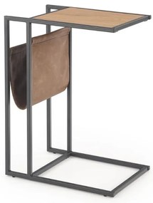 Masuta laterala Compact, stejar auriu / negru