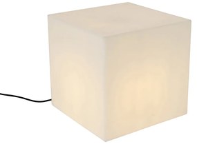 Lampă modernă de exterior albă 38 cm pătrată IP44 - Nura
