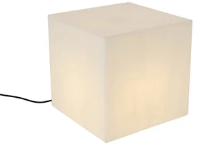 Lampă modernă de exterior albă 38 cm pătrată IP44 - Nura