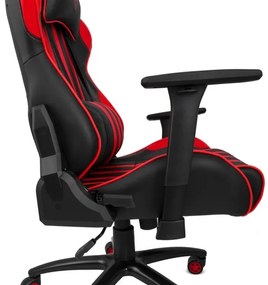 Scaun de joc negru/roșu Yenkee