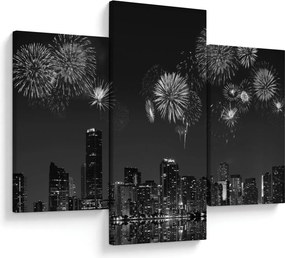 Tablou - Artificii in Miami (90x60 cm)
