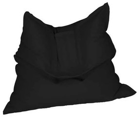 Fotoliu tip Perna Magic Pillow, Material Piele ecologica - Negru