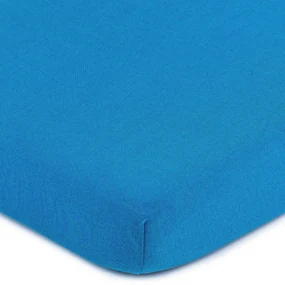 Cearşaf de pat 4Home bumbac jersey, albastru, 220 x 200 cm