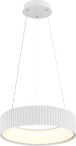 Globo 15924W - Lustră LED suspendată pe cablu KEMP LED/45W/230V Ø 46 cm, alb