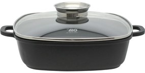 Elo 19658 Tigaie cu capac din sticlă și mâneraromatic Alucast 28 x 28 cm