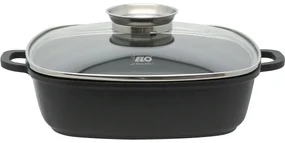 Elo 19658 Tigaie cu capac din sticlă și mâneraromatic Alucast 28 x 28 cm